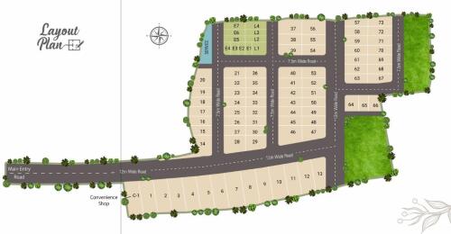 Master Layout Plan floor plan